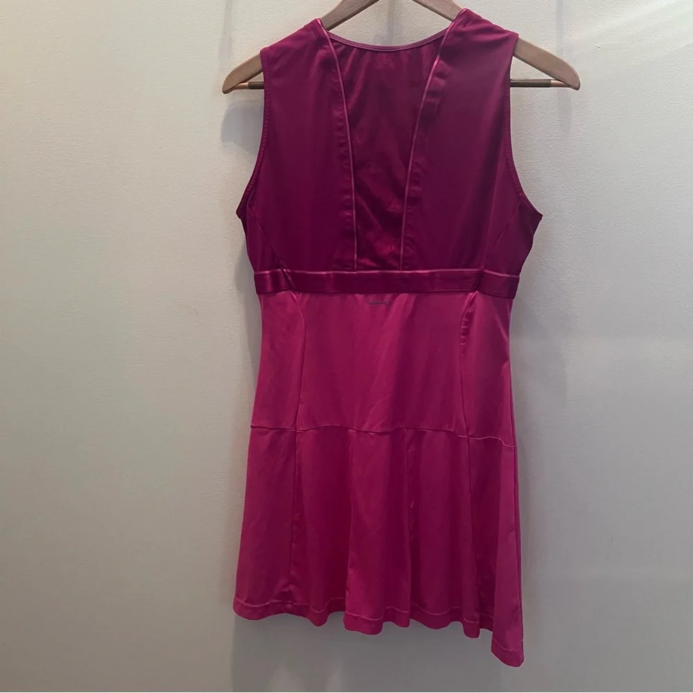 Adidas Women’s"Ana Ivanovic" Climacool Pink Magenta / Purple Tennis Dress Size M - Picture 5 of 9